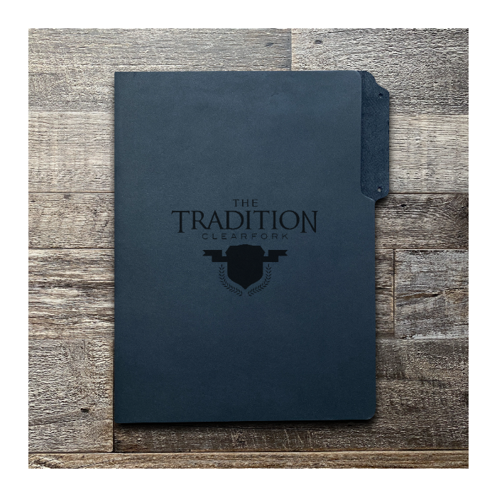 Custom Leather File Folder