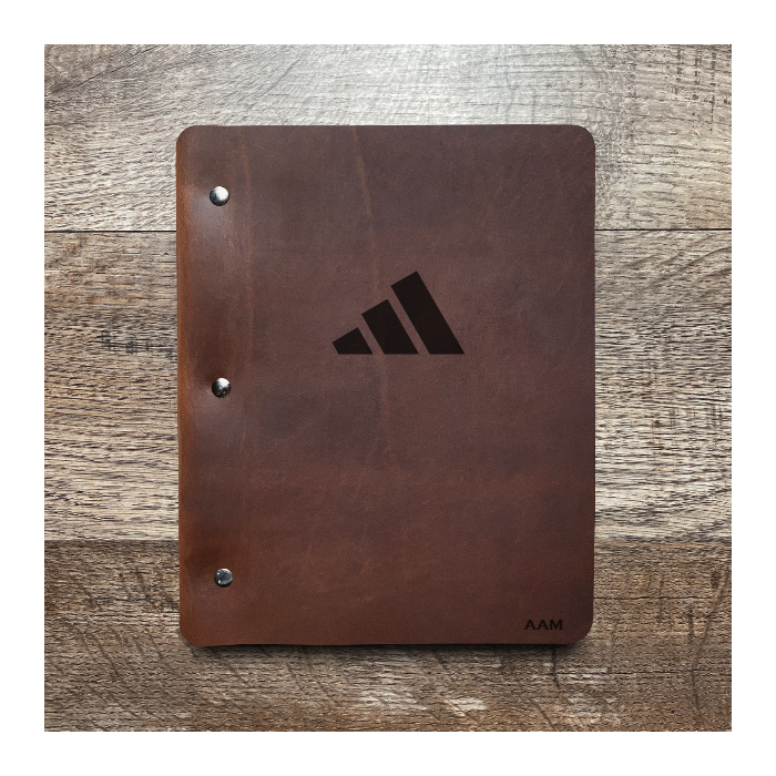 Custom Slim Cut - Refillable Leather Binder