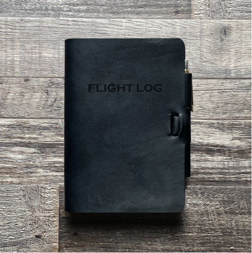 Flight Log - Mini Cut - Refillable Leather Journal