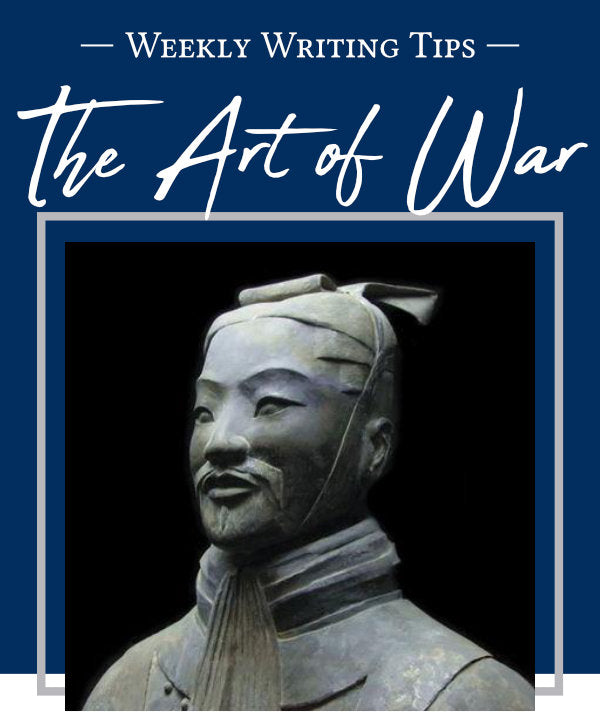 Weekly Writing Tips - The Art of War - Pictured: Statue of Sun Tzu