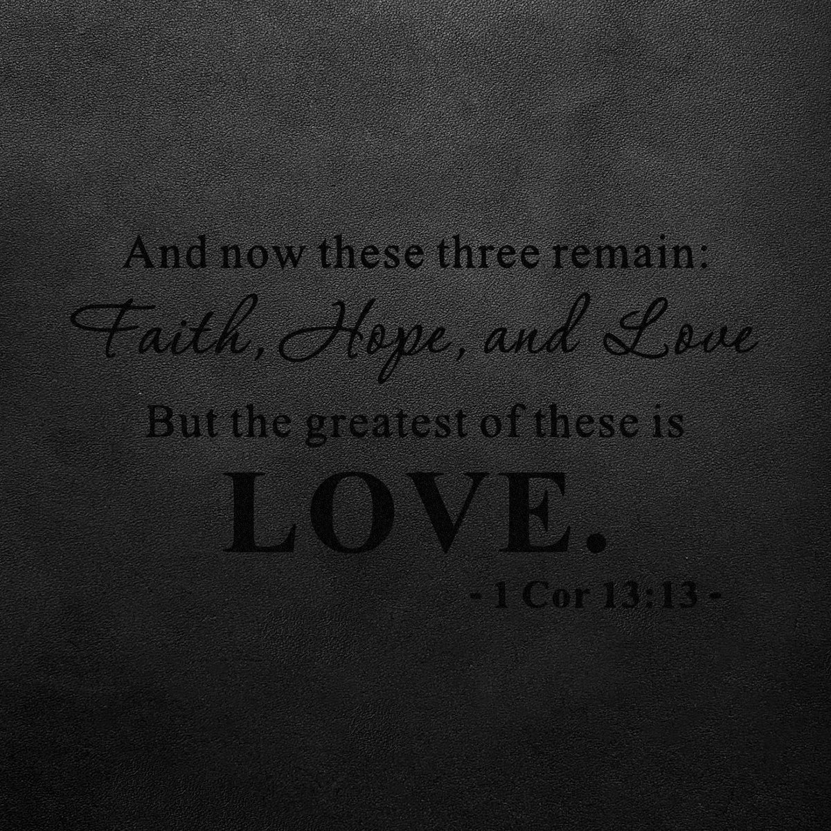 Love - 1 Cor. 13:13
