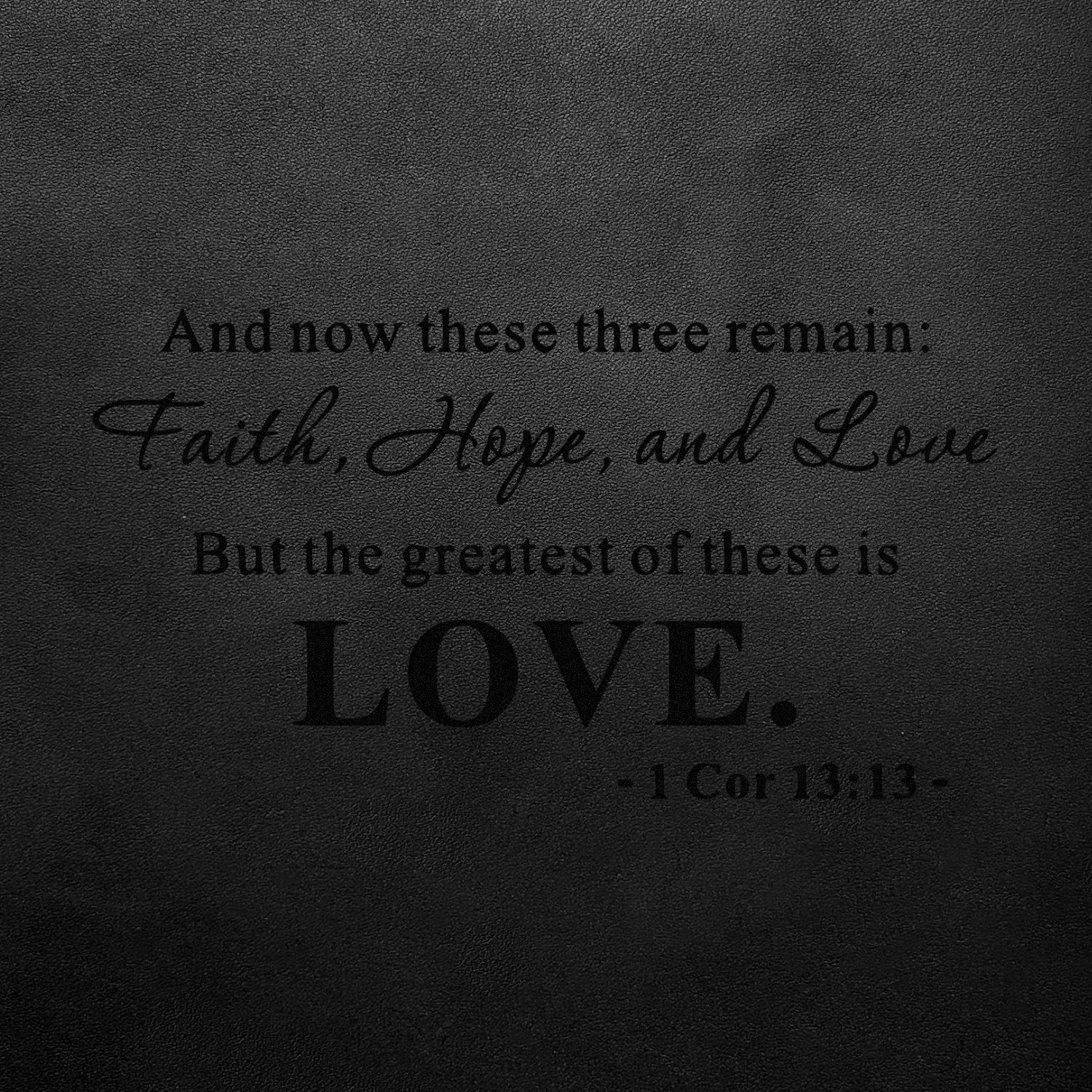 Love - 1 Cor. 13:13