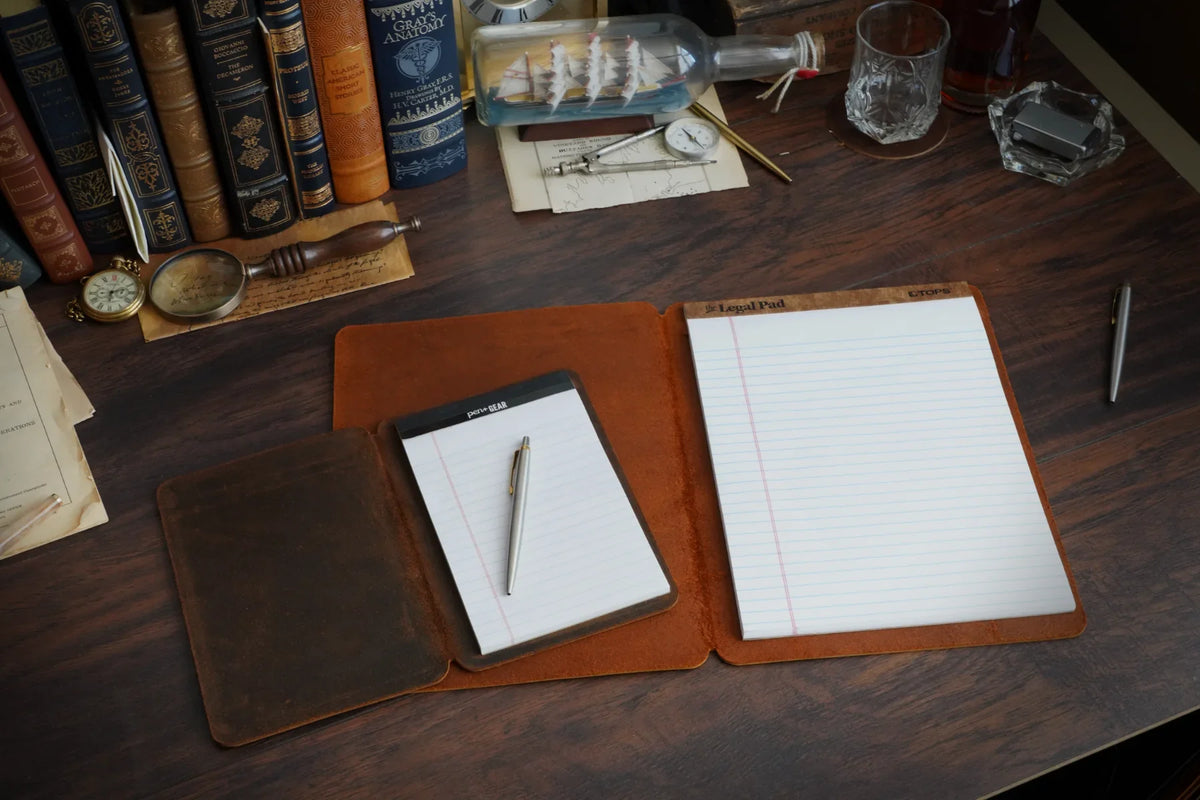 Left-Handed Leather Slip Covers
