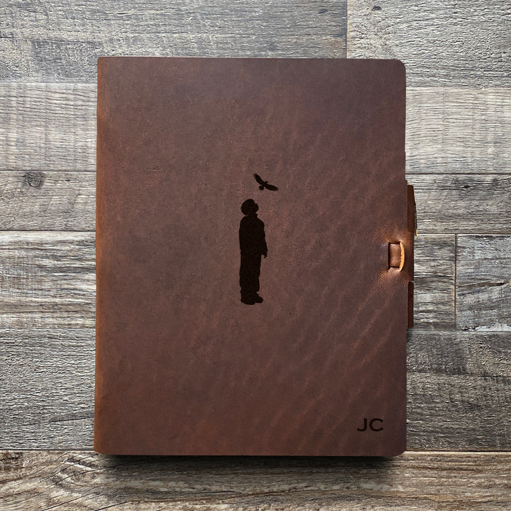 Custom Order Justin C - Ledger Cut - Refillable Leather Journal 20241209