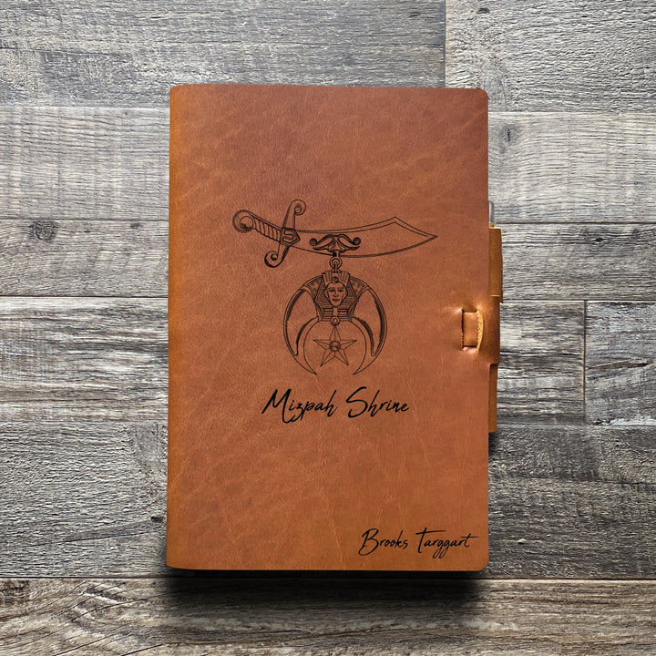 Custom Order Aaron M - Classic Cut - Refillable Leather Journal 20241122