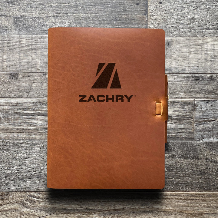 Custom Order Metric Cut Zachry Construction - Refillable Leather Journal