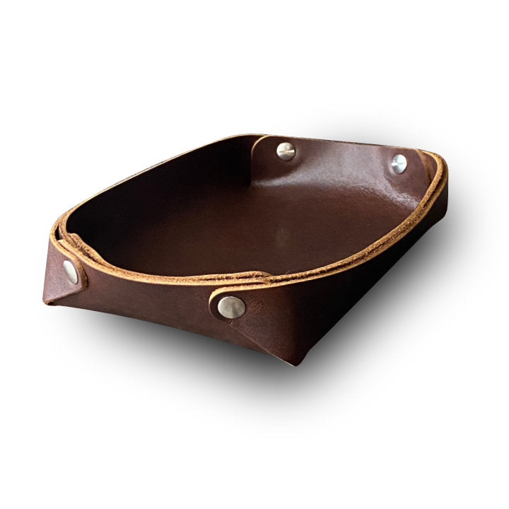 Custom Order Karen Sue Murdy - Leather Key Valet Tray 20230623