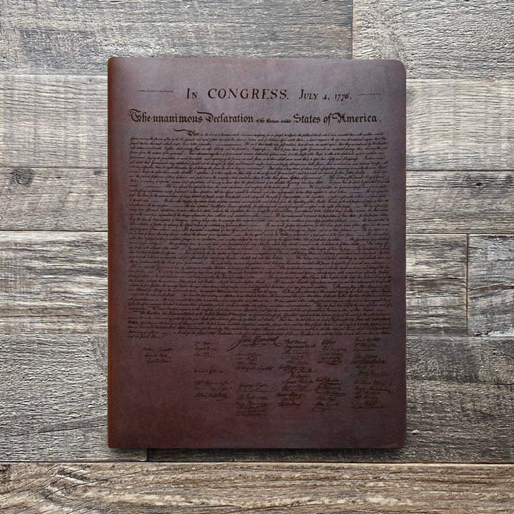 Founding Fathers - Pre-Engraved - Leather Folder