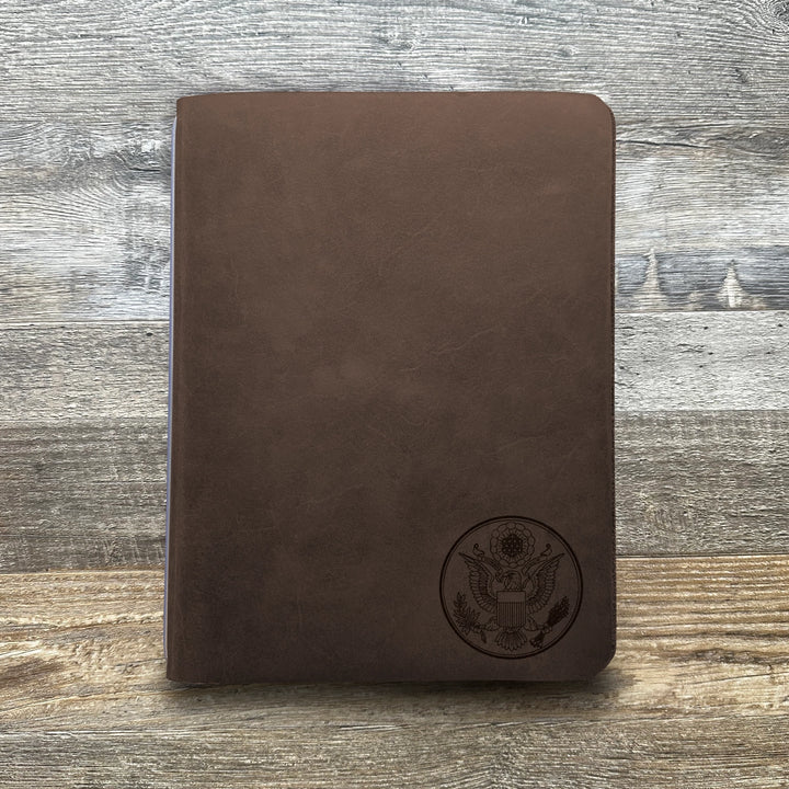 Great Seal - Small - Pre-Engraved - Refillable Leather Covers