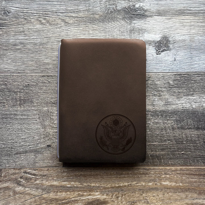 Great Seal - Small - Pre-Engraved - Refillable Leather Covers
