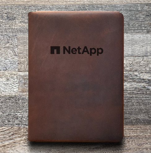 Custom Order NetApp - Executive Cut - Refillable Leather Folio 20241015