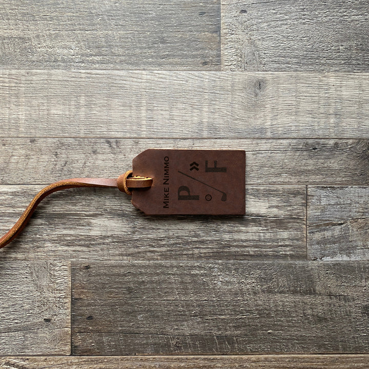 Custom Order Mike N Leather Bag Tag 20230906