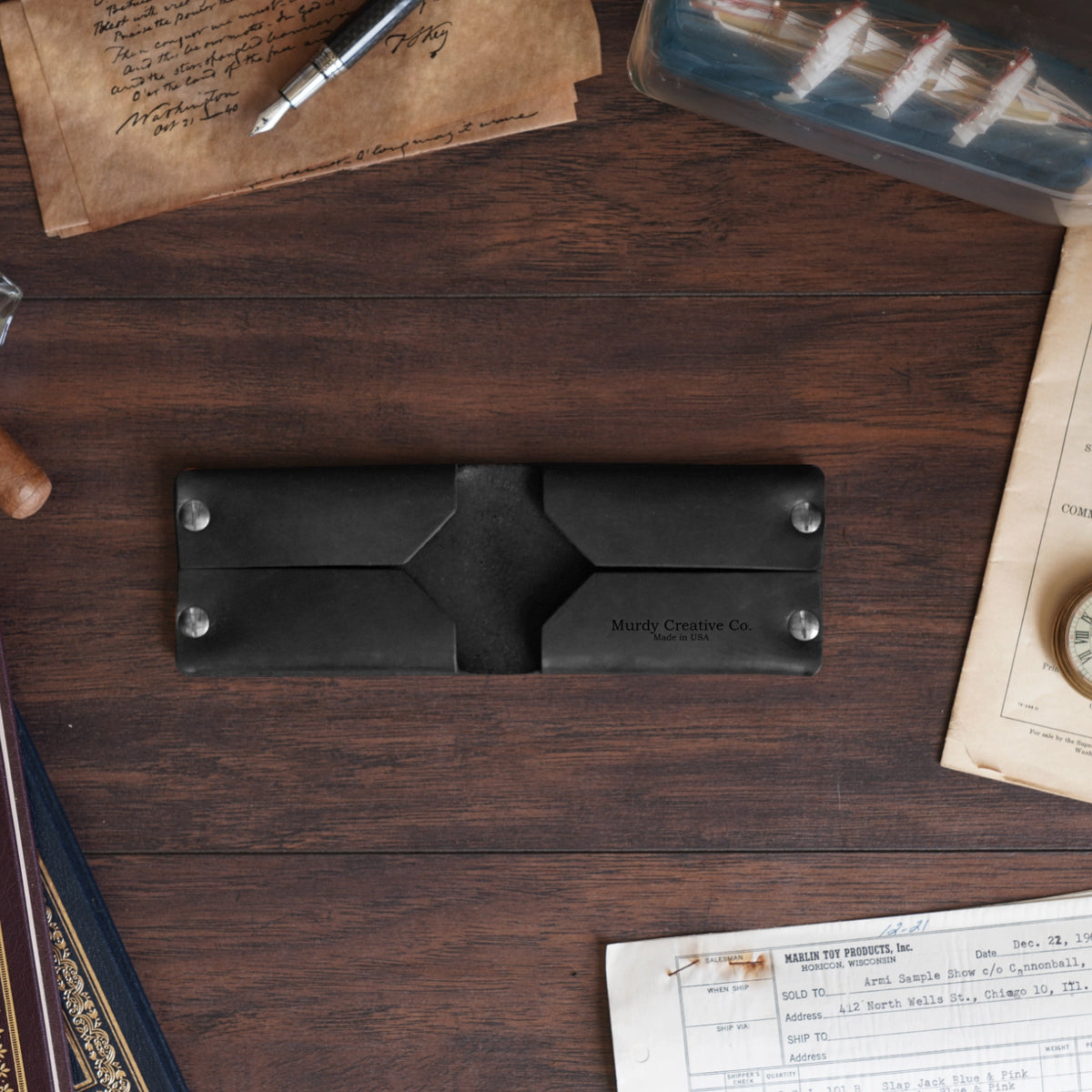 Bi-Fold Leather Wallet