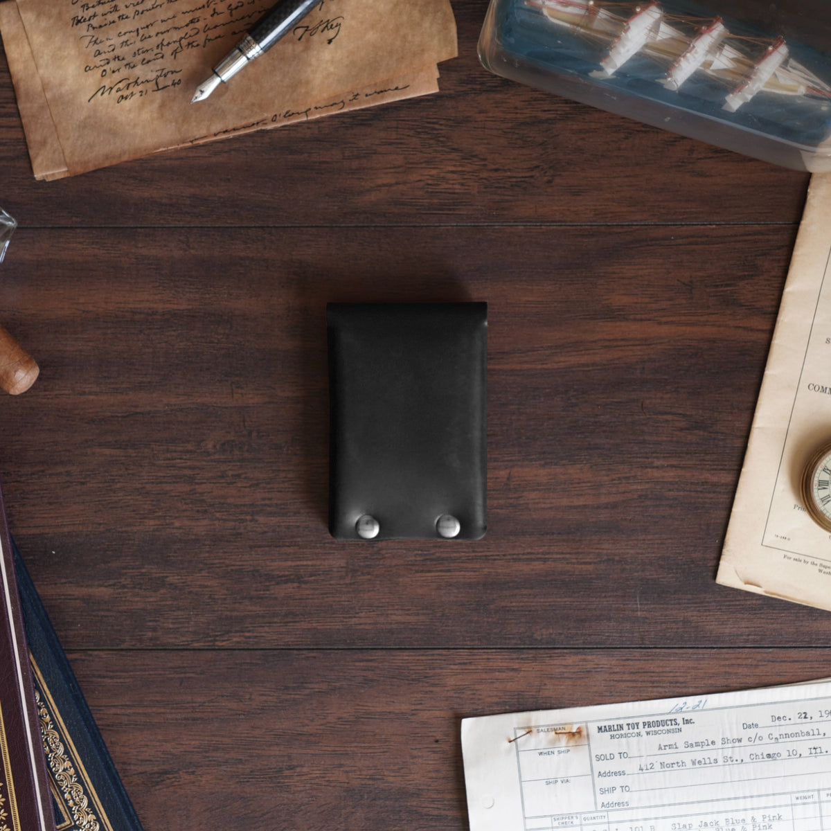 Bi-Fold Leather Wallet