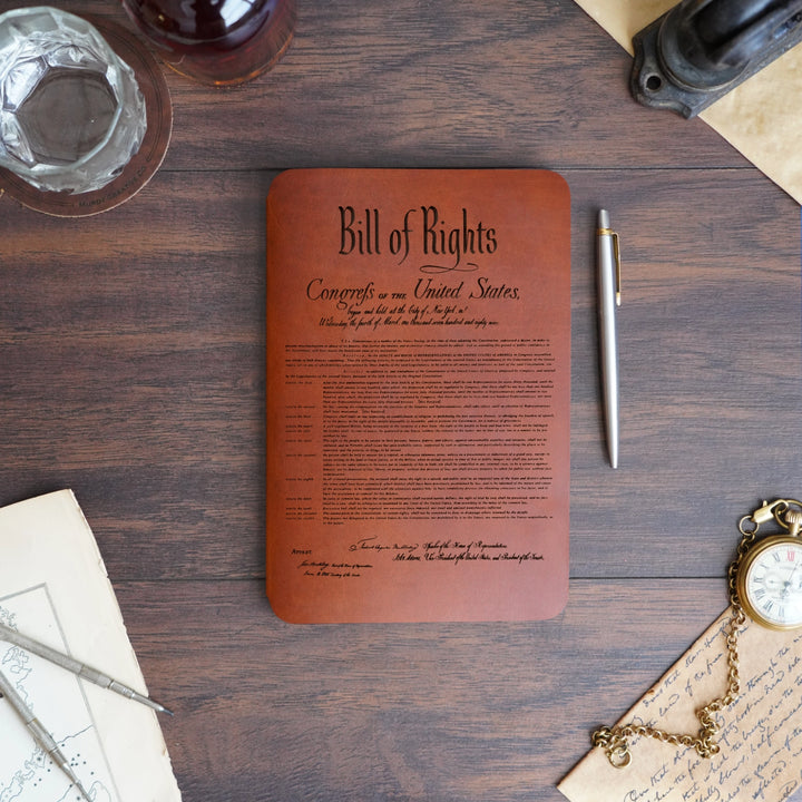 Constitution - Pre-Engraved - Refillable Leather Slip Covers
