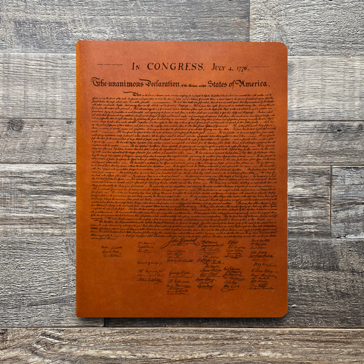 Founding Fathers - Pre-Engraved - Leather Folder