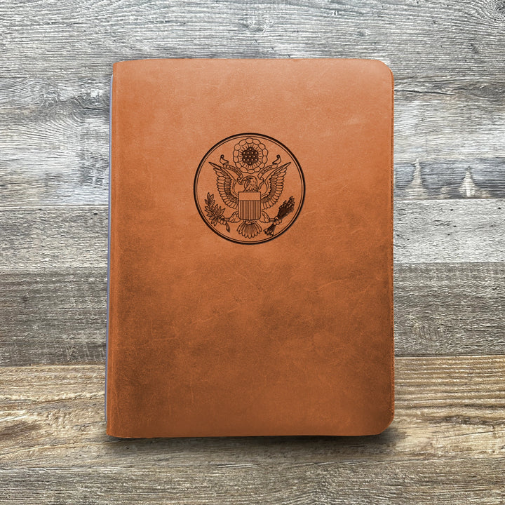 Great Seal - Large - Pre-Engraved - Refillable Leather Covers