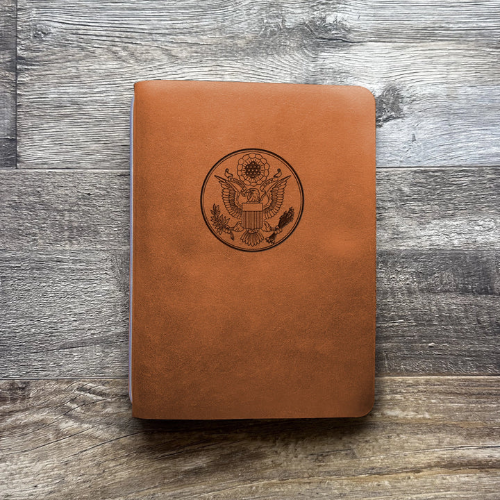Great Seal - Large - Pre-Engraved - Refillable Leather Covers