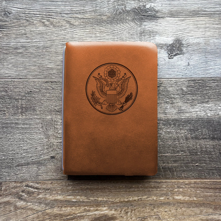 Great Seal - Large - Pre-Engraved - Refillable Leather Covers