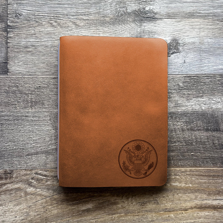 Great Seal - Small - Pre-Engraved - Refillable Leather Covers