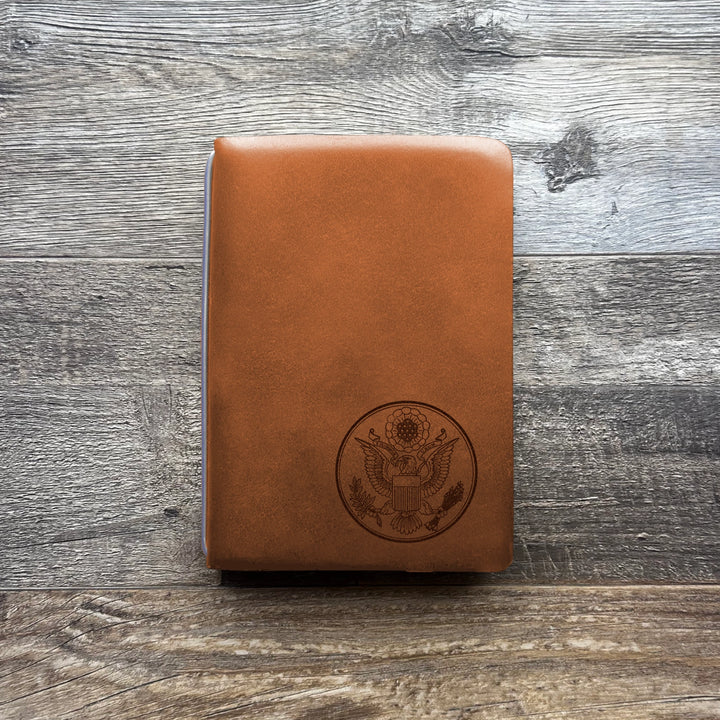 Great Seal - Small - Pre-Engraved - Refillable Leather Covers