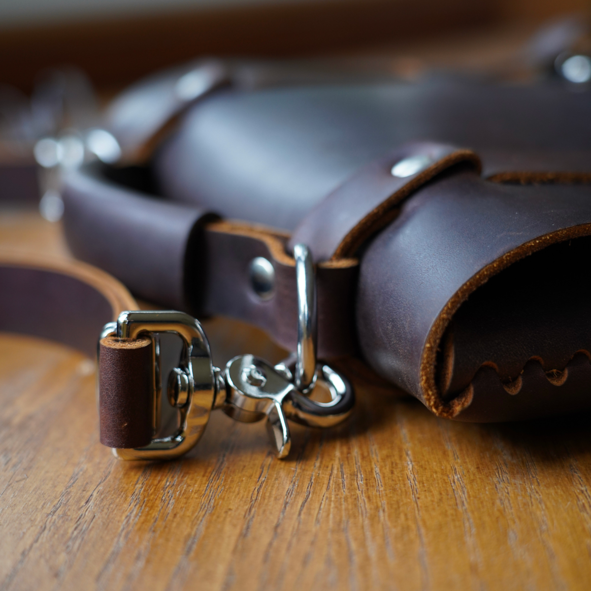 Leather Adjustable Briefcase Strap MurdyCreativeCo