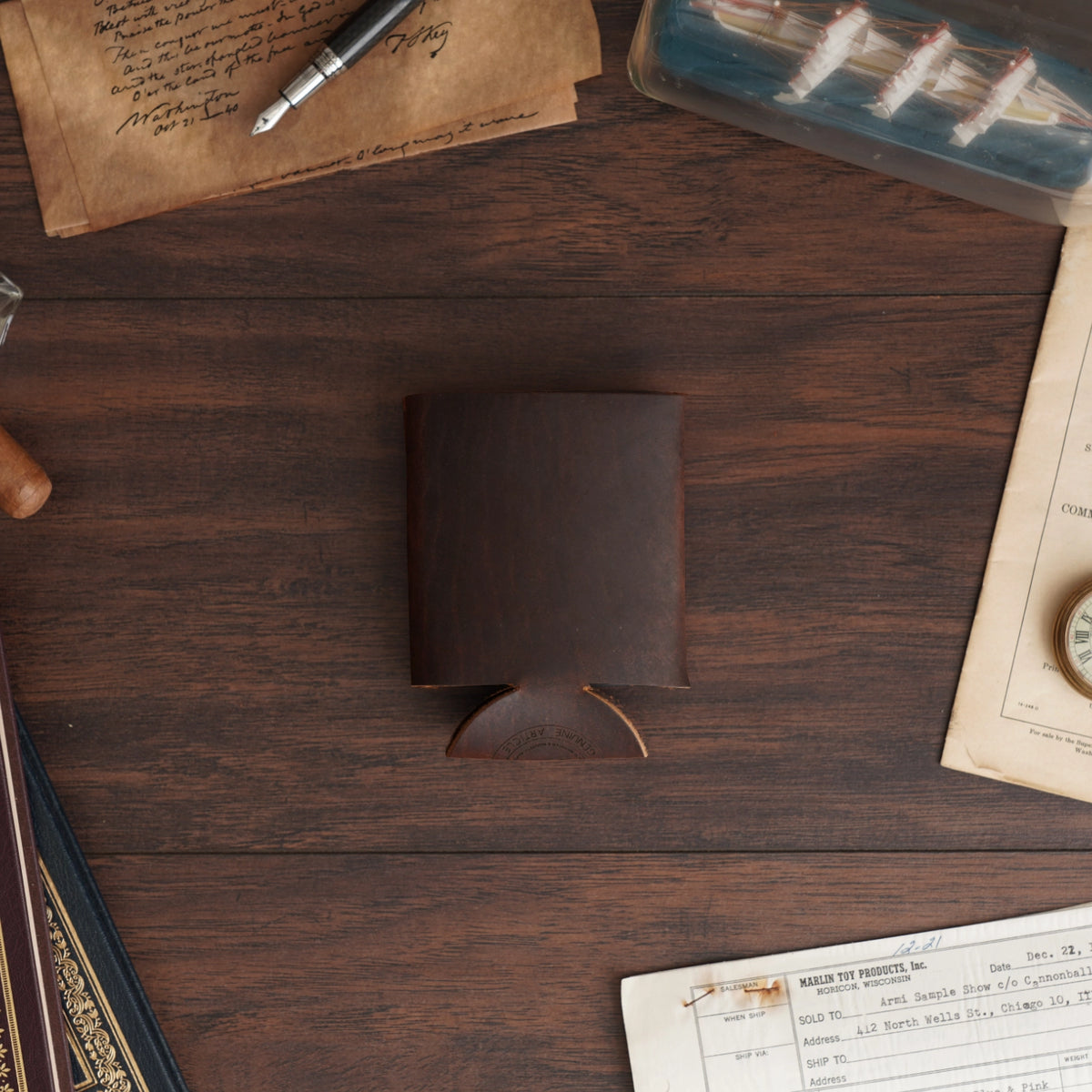 Leather Can Sleeve