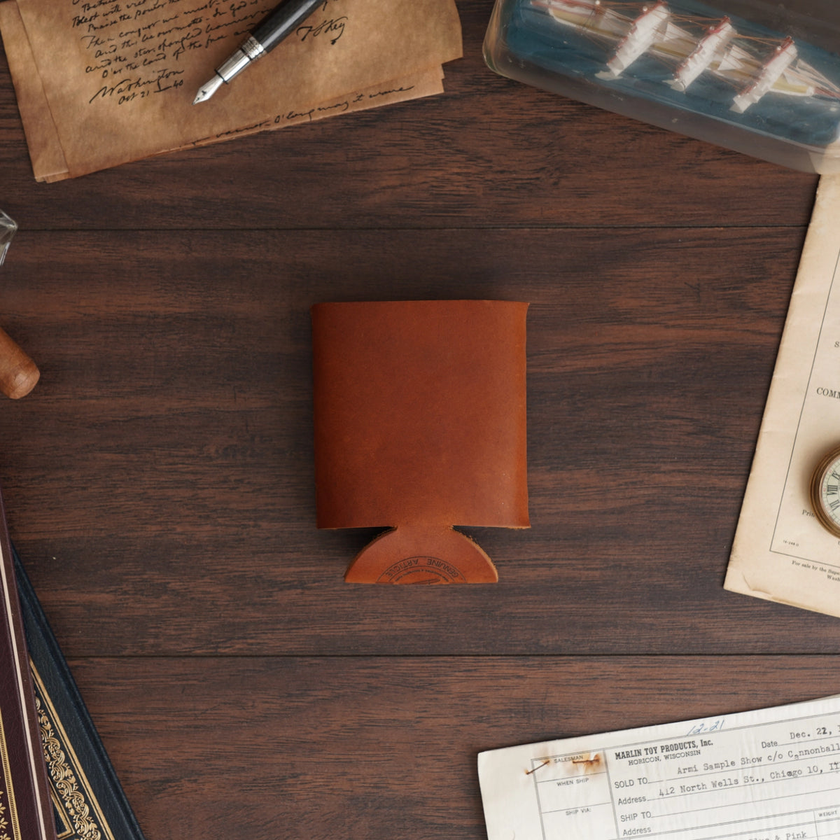 Leather Can Sleeve