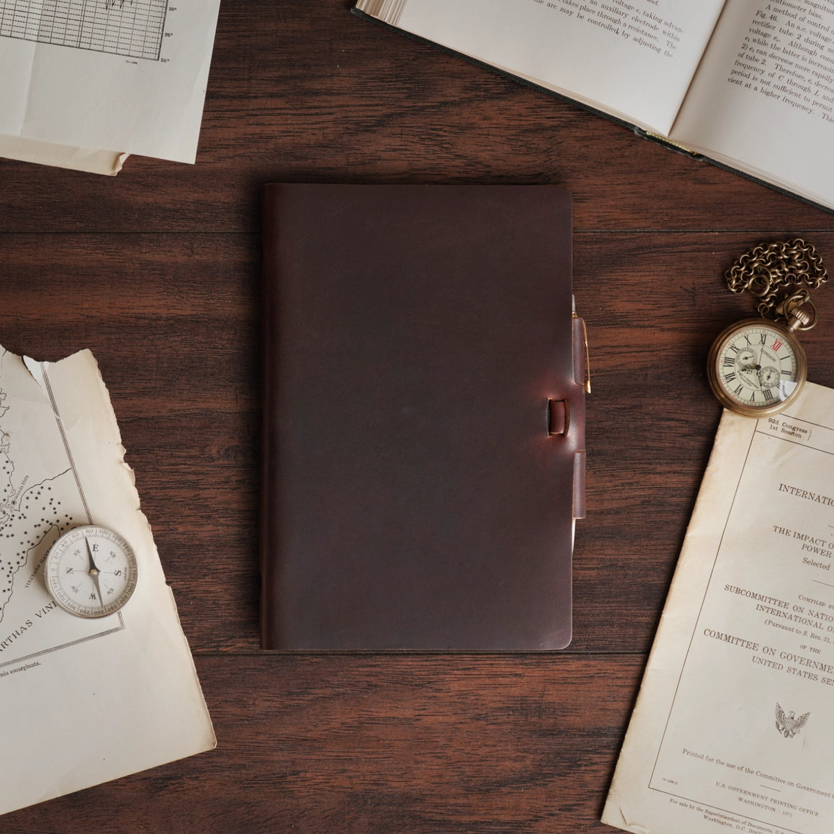 Custom Classic Cut - Refillable Leather Journal