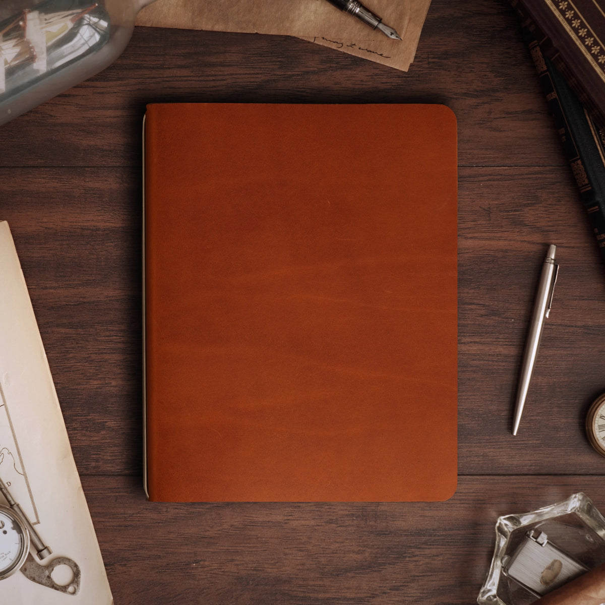 Custom Composition Cut - Refillable Leather Cover