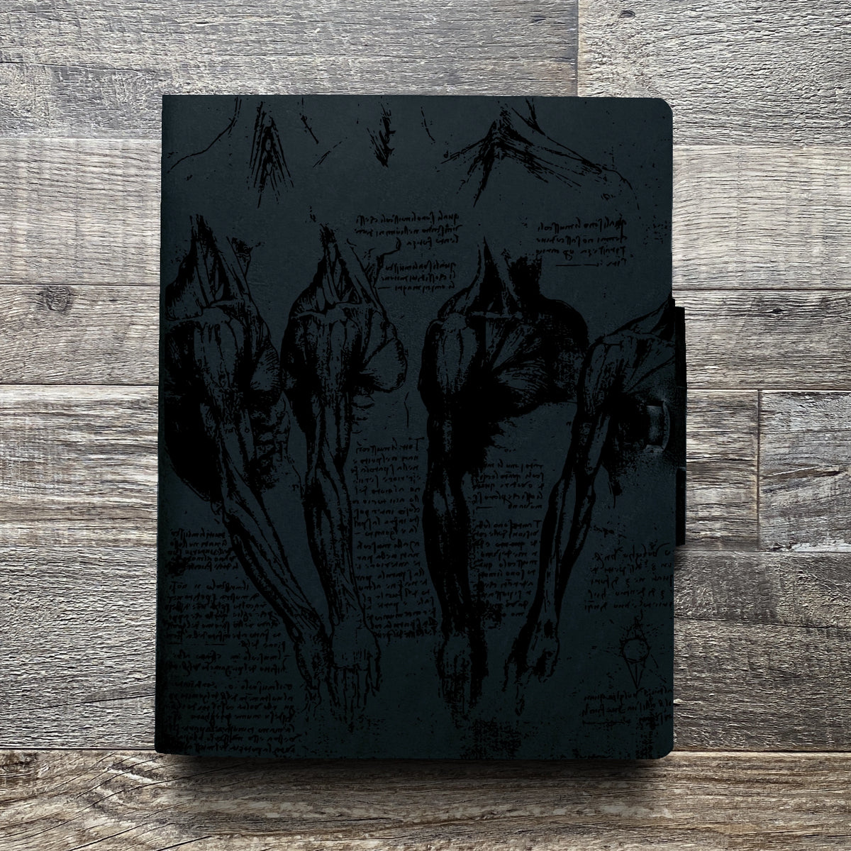 Da Vinci - Anatomy - Engraving Design - Refillable Leather Journals