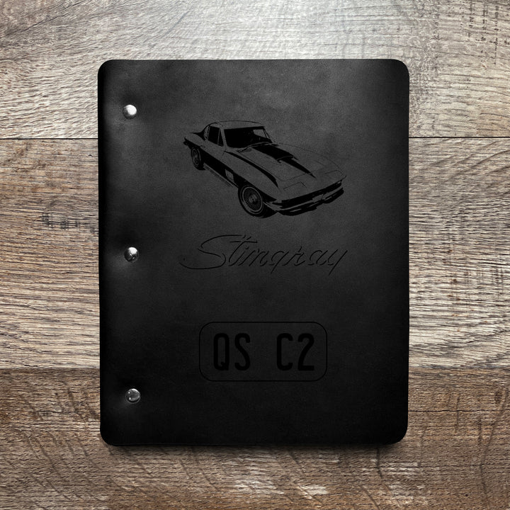 Custom Order - Ed N - Slim Cut - Refillable Leather Binder 20250825