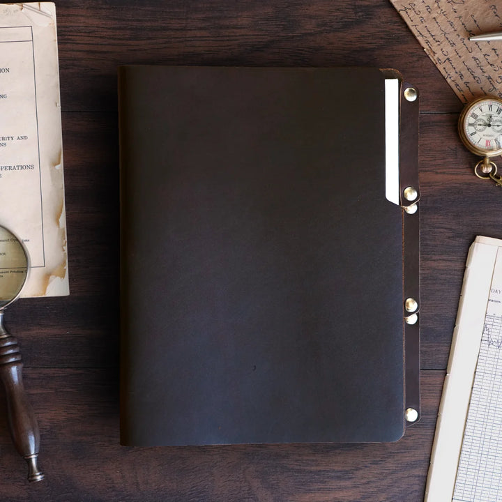 Leather File Folder Set