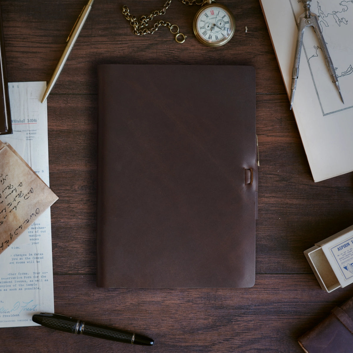 Focus Cut - Refillable Leather Journal