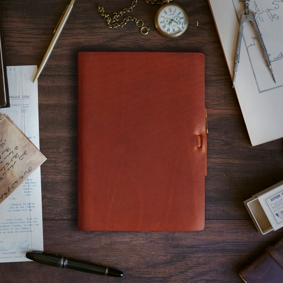 Focus Cut - Refillable Leather Journal