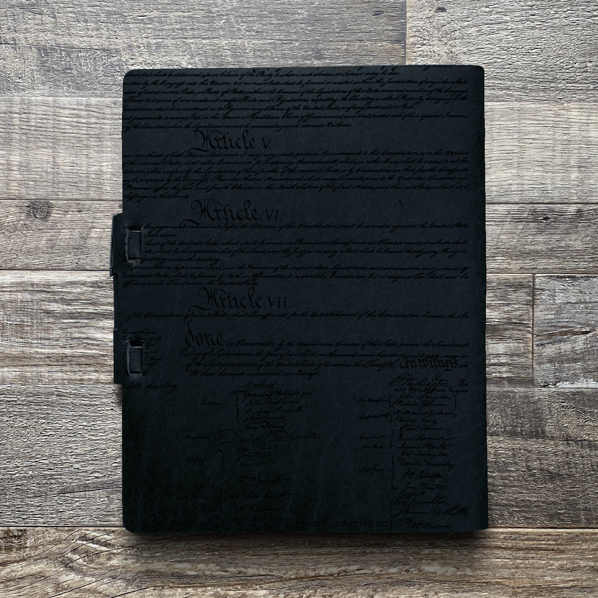Founding Fathers - Engraving Design - Refillable Leather Journals