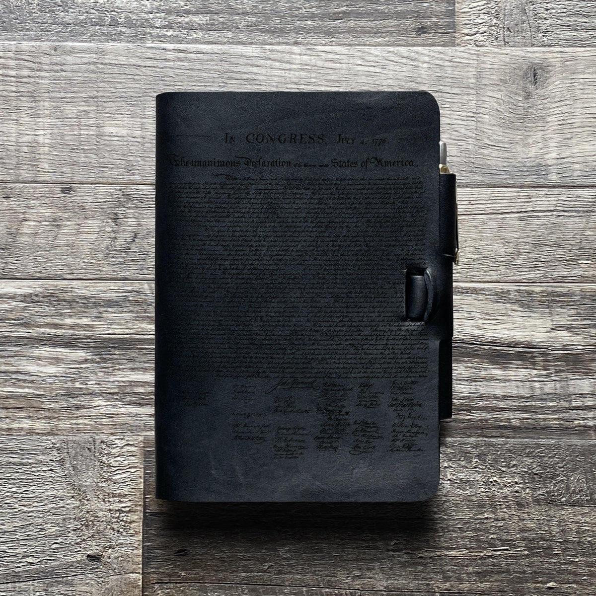 Founding Fathers - Engraving Design - Refillable Leather Journals