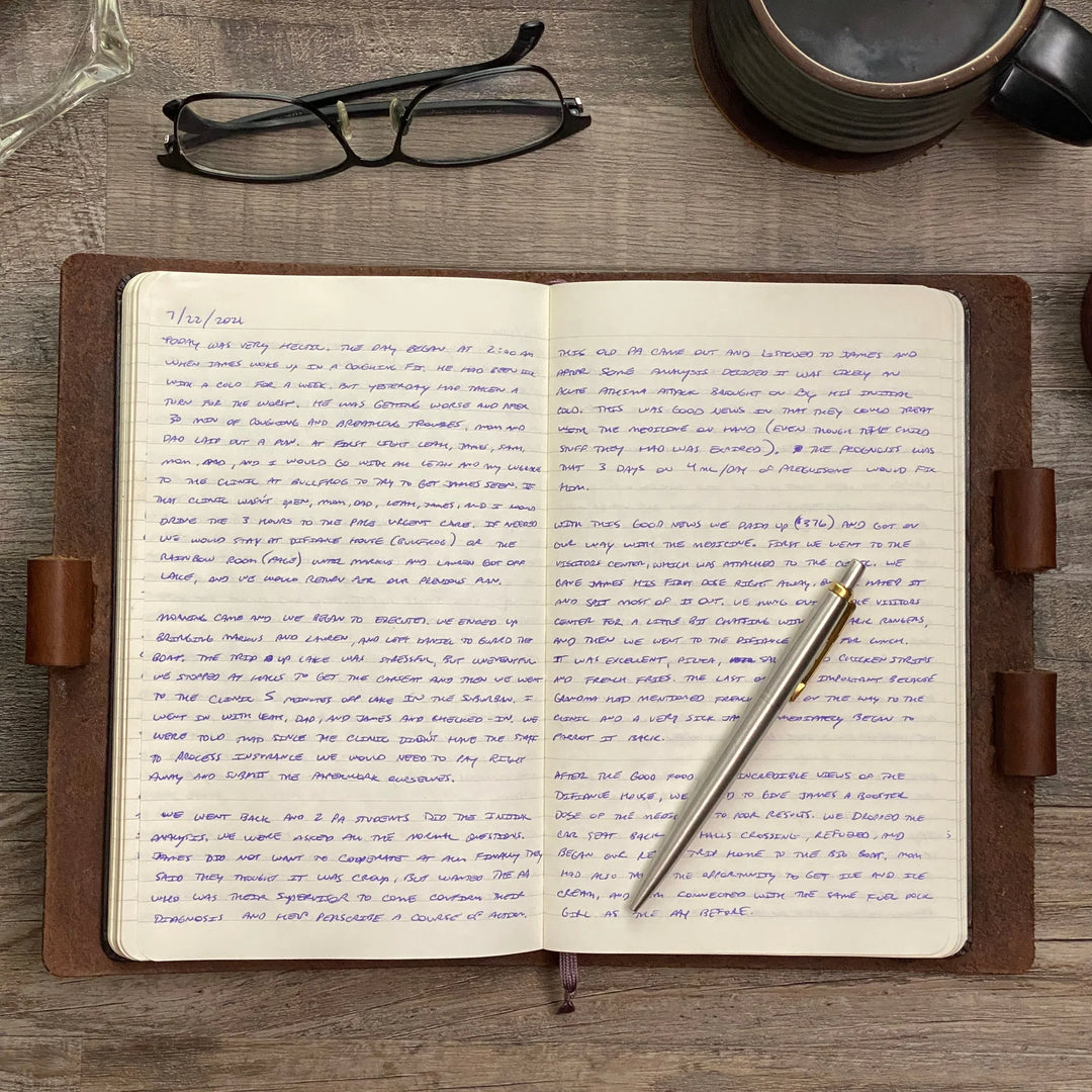 Custom Metric Cut - Refillable Leather Journal