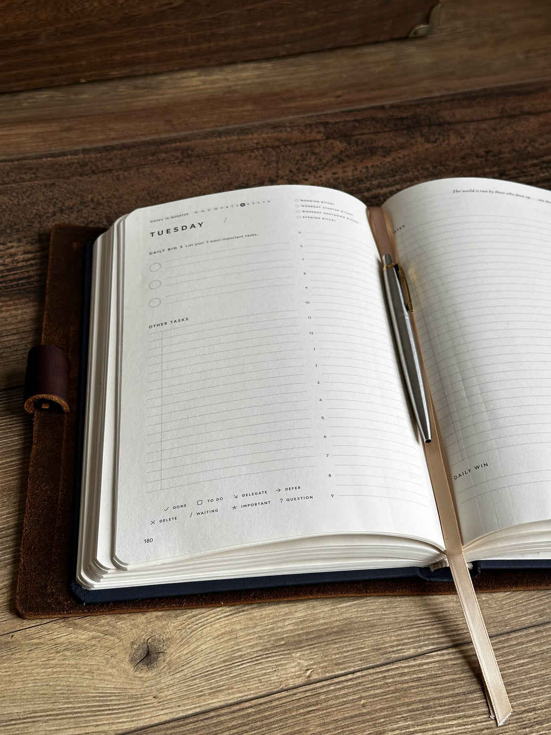 Focus Cut - Refillable Leather Journal