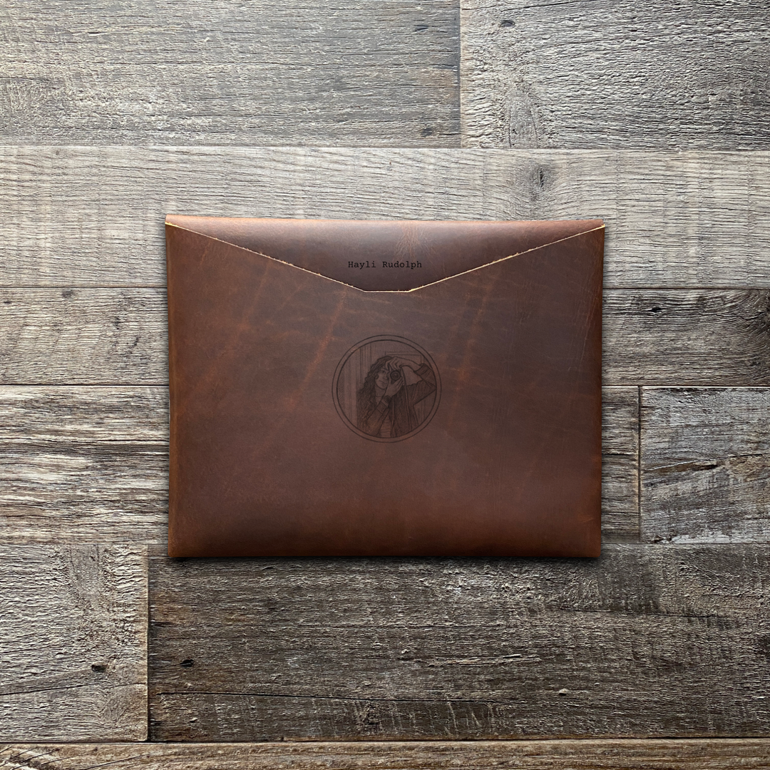 Custom Order -  Jake S - 16" Leather Sleeve 20251021