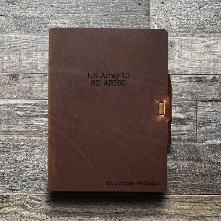 Custom Order Metric Cut Jeremy W - Refillable Leather Journal 20241122