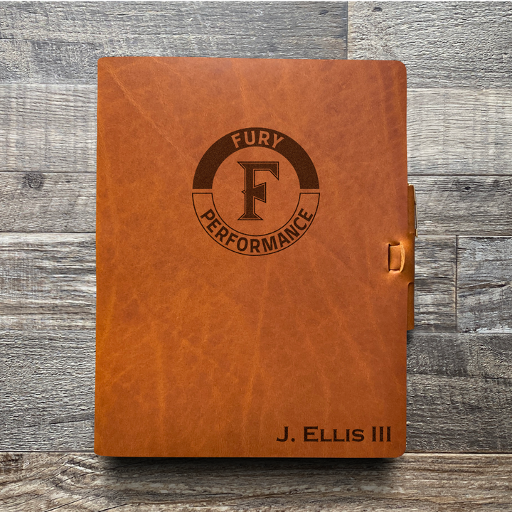 Custom Order - Joseph E - Ledger Cut - Refillable Leather Journal 20241210