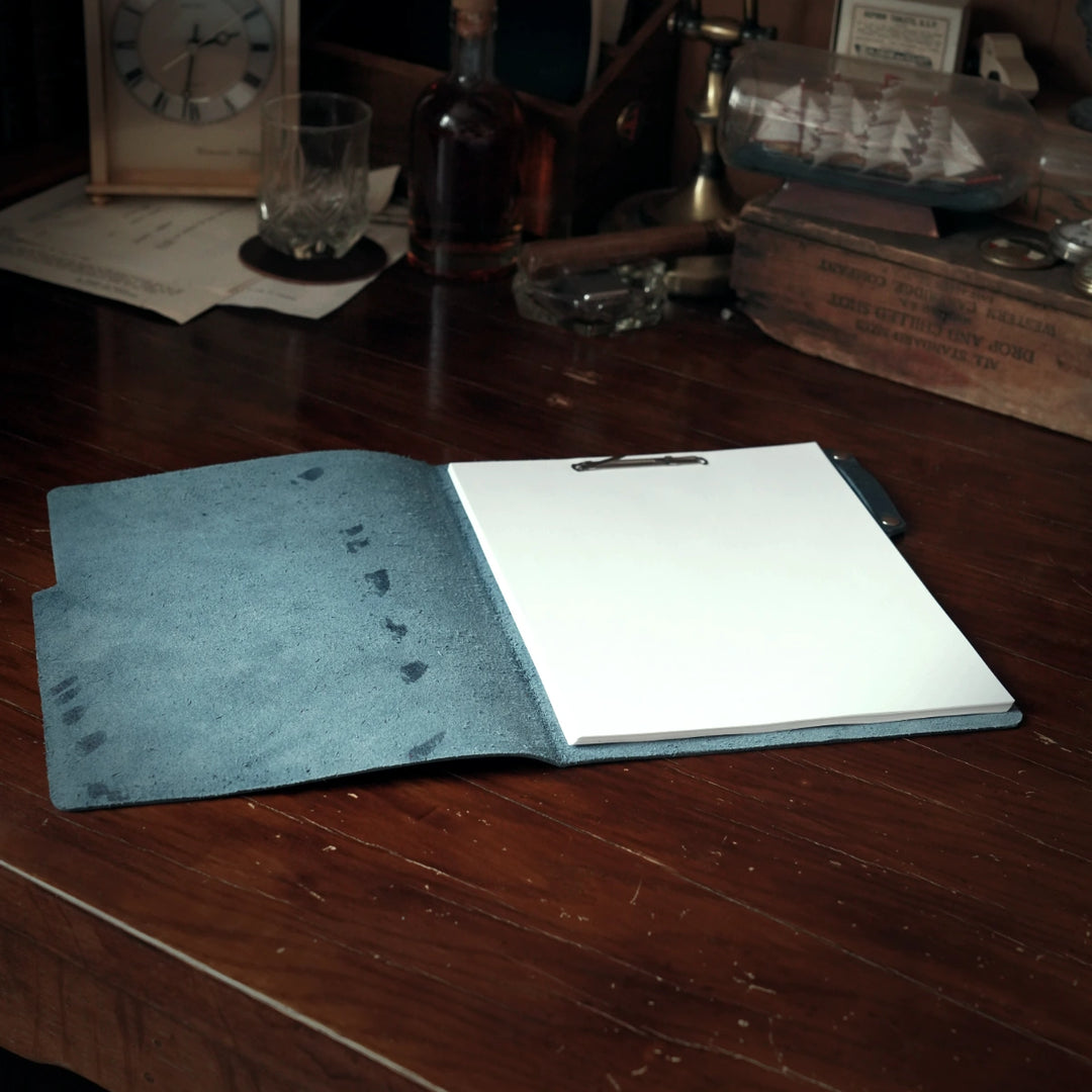 Leather Top Tab File Folder - Limited Edition Drop 082