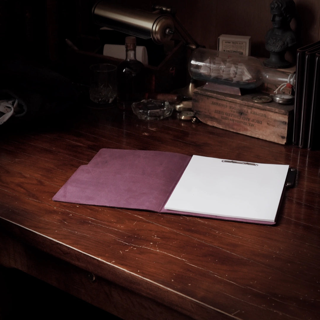 Leather Top Tab File Folder - Limited Edition Drop 059