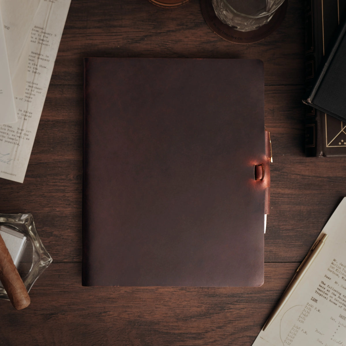 Ledger Cut - Refillable Leather Journal