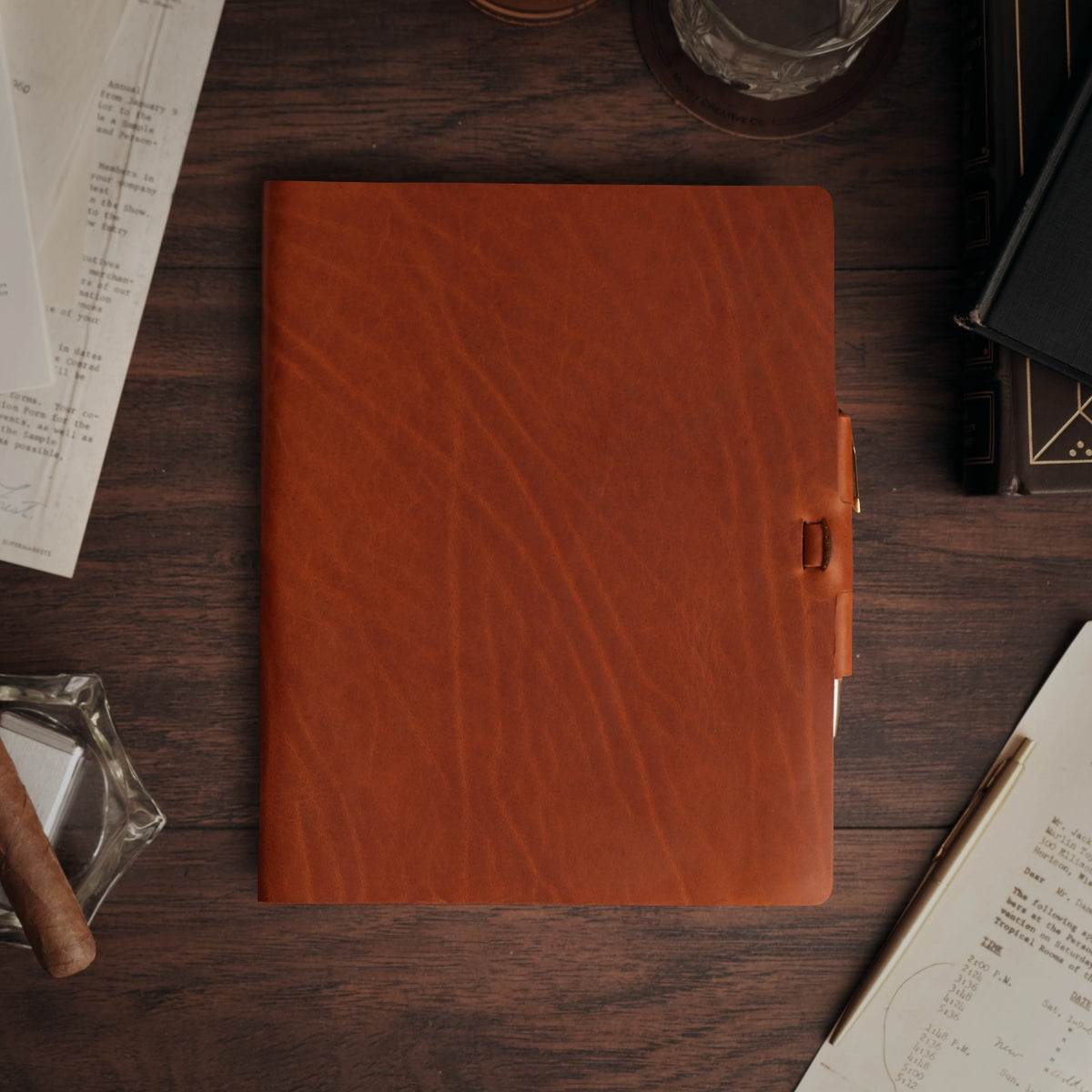 Ledger Cut - Refillable Leather Journal
