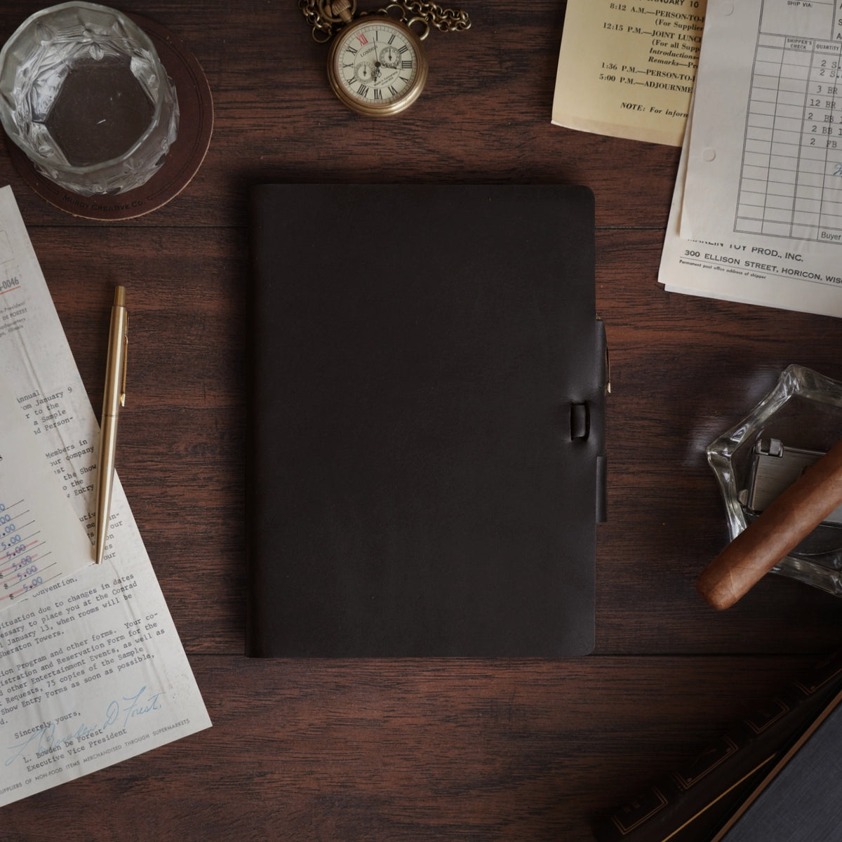 Metric Cut - Refillable Leather Journal