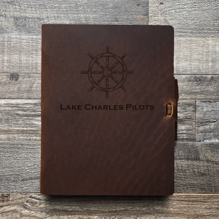 Custom Order - Michael P - Ledger Cut - Refillable Leather Journal 20250922
