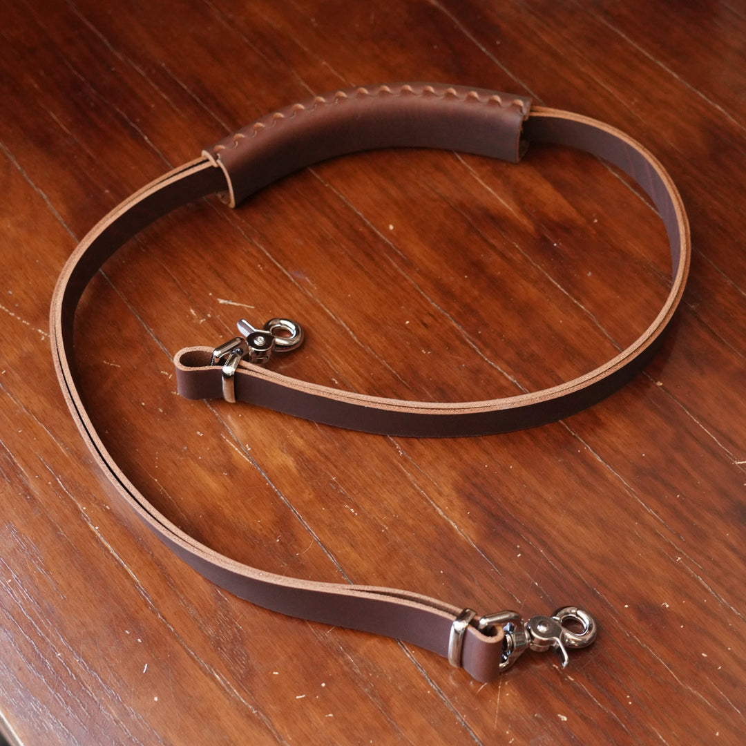Adjustable Leather Briefcase Strap