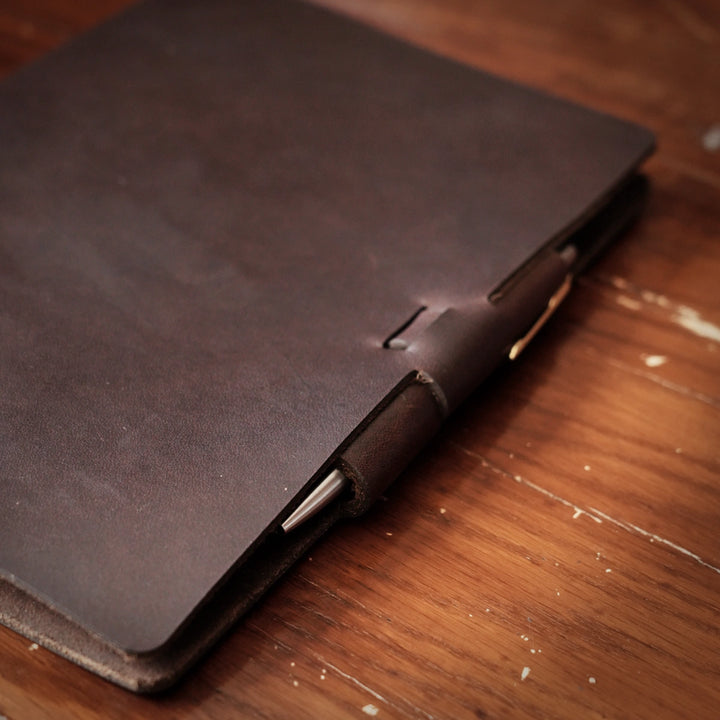 Stationery Cut - Refillable Leather Cover